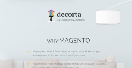 Decorta - Home Decor Responsive Magento 2 Theme Magento Theme - Features Image 1