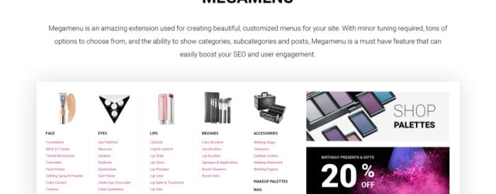 Cosmetta - Cosmetics Store Magento Theme - Features Image 6