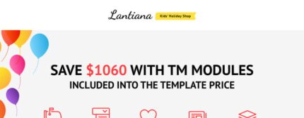 Lantiana - Party Supplies Magento Theme - Features Image 1