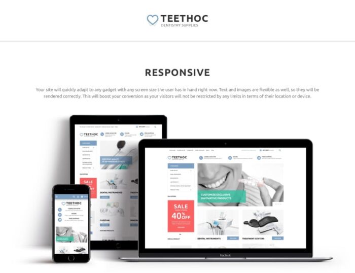 Teethoc - Dental Instruments Magento Theme - Features Image 1