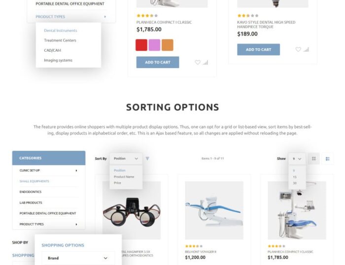 Teethoc - Dental Instruments Magento Theme - Features Image 7