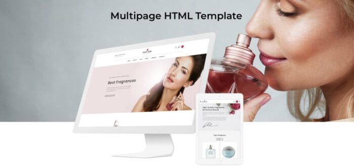 Perfumor - Cosmetics Store Multipage Creative HTML Website Template - Features Image 2