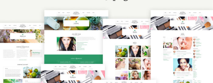 Natural Cosmetics - Cosmetics Store Multipage Website Template - Features Image 5