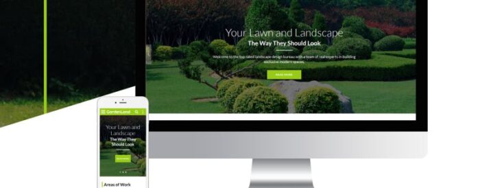 Garden Land - Exterior Design Multipage Website Template - Features Image 2