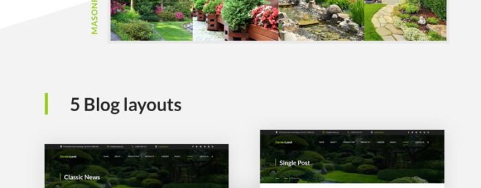 Garden Land - Exterior Design Multipage Website Template - Features Image 11