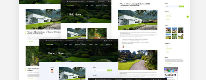 Garden Land - Exterior Design Multipage Website Template - Features Image 12