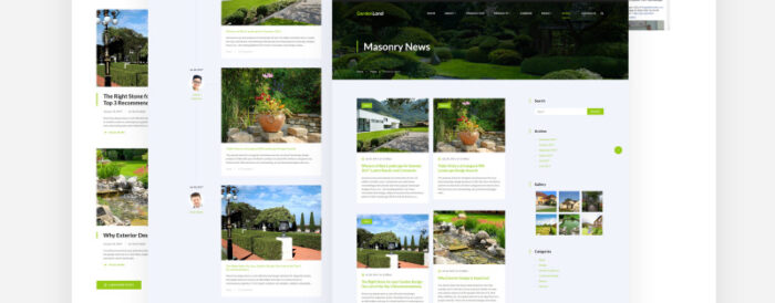 Garden Land - Exterior Design Multipage Website Template - Features Image 13