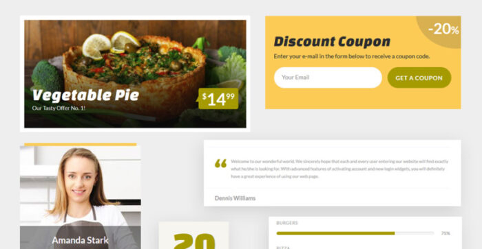 Vegan Food - Vegetarian Restaurant Responsive Website Template - Features Image 2