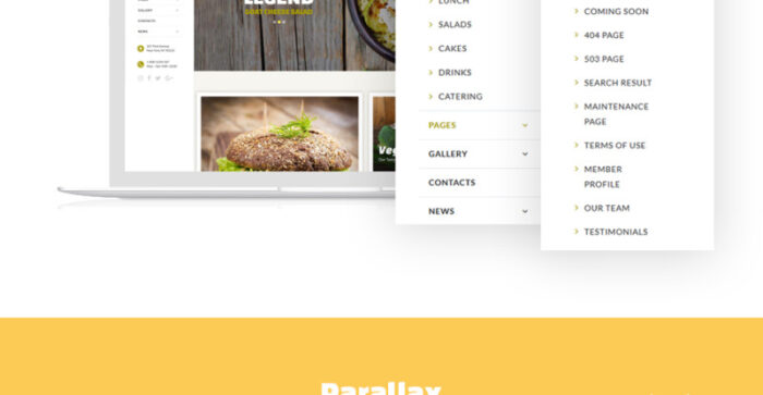 Vegan Food - Vegetarian Restaurant Responsive Website Template - Features Image 4