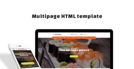 Food Ordering Service Website Template - Features Image 1