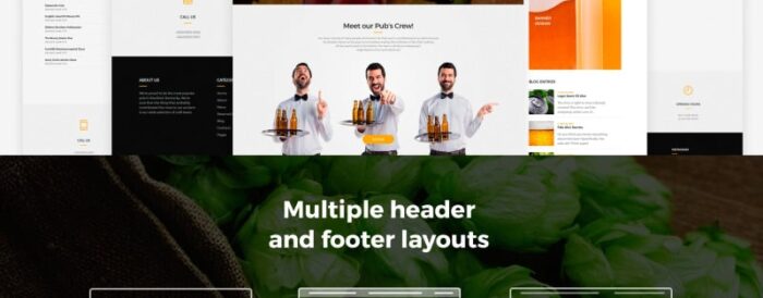 BeerPub - Food and Restaurant Multipage Website Template - Features Image 6