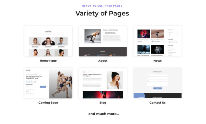 Contemp - Dance School Multipage Creative Bootstrap HTML Website Template - Features Image 3