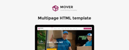 Moving Company Responsive Website Template - Features Image 1