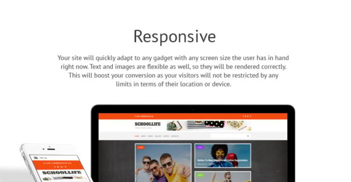 School Blog Joomla Template - Features Image 1