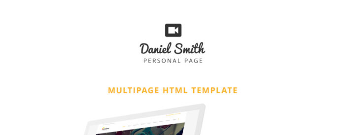 Daniel Smith - Personal Page Responsive Multipage Website Template - Features Image 1