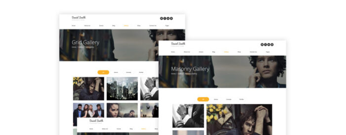 Daniel Smith - Personal Page Responsive Multipage Website Template - Features Image 11