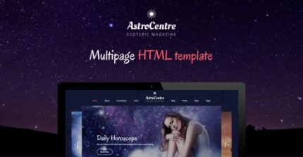 AstroCentre - Astrology Multipage Website Template - Features Image 1