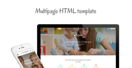 Fine Babysitter - Nanny Services Responsive Multipage Website Template - Features Image 1