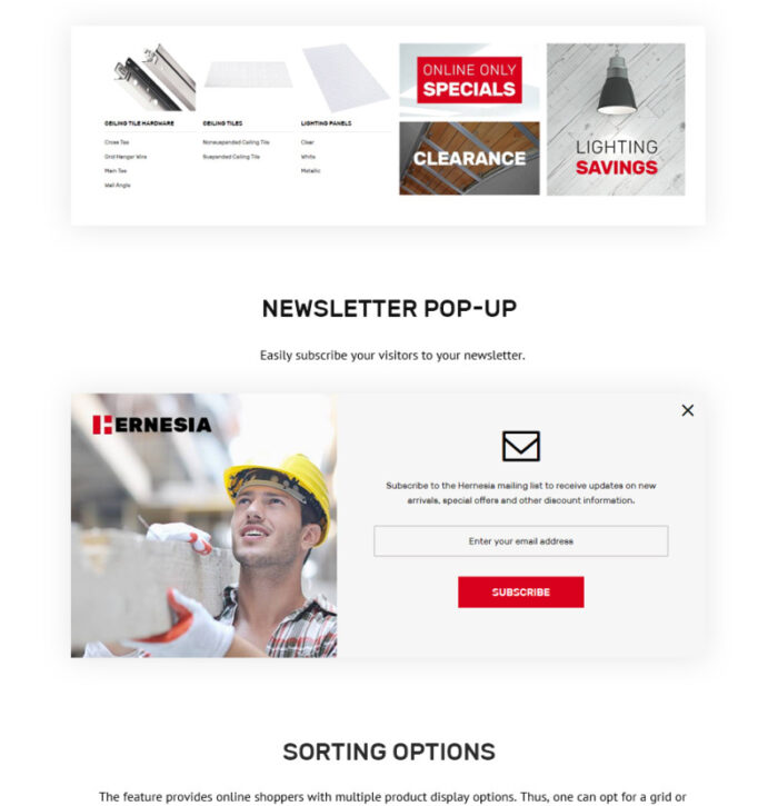 Hernesia - Building Materials Responsive Magento Theme - Features Image 3