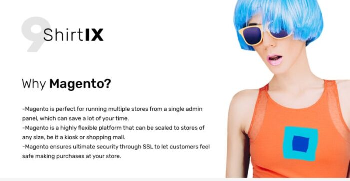 ShirtIX - T-Shirt Shop Responsive Magento Theme - Features Image 1