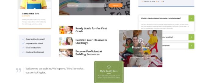 Kinder Land - Kids Center Responsive HTML5 Website Template - Features Image 4