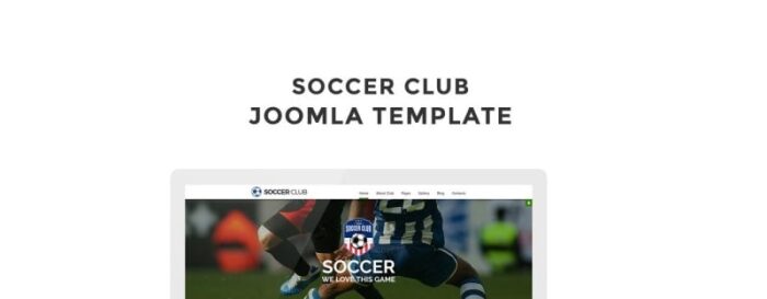 Soccer - Soccer Club Responsive Joomla Template - Features Image 1