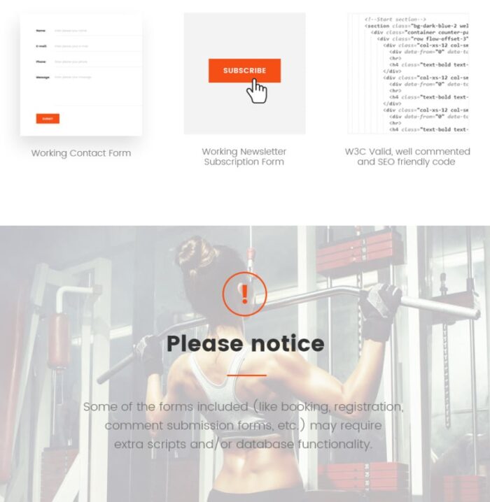 Ironmass - Fitness Center Multipage Website Template - Features Image 13