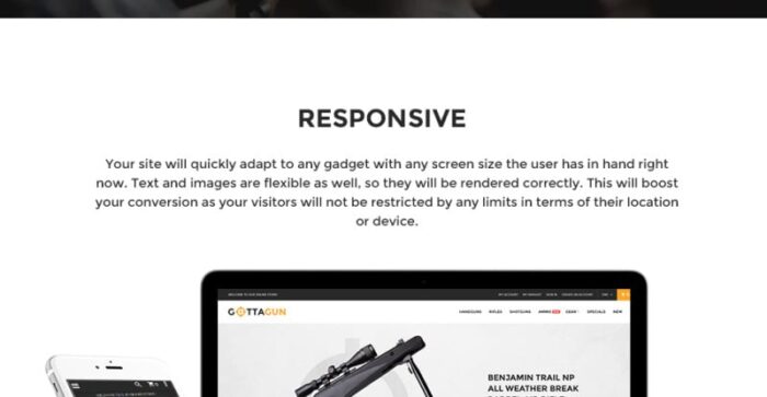 GottaGun - Gun Shop Magento Theme - Features Image 3