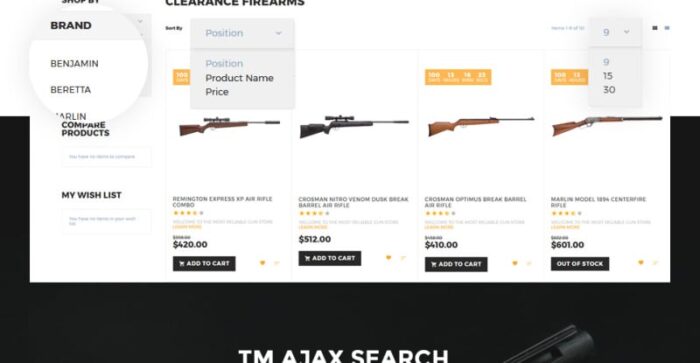 GottaGun - Gun Shop Magento Theme - Features Image 11