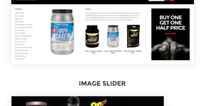 Hard Gainer - Sports Nutrition Store Responsive Magento Theme - Features Image 5