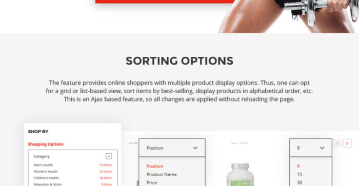 Hard Gainer - Sports Nutrition Store Responsive Magento Theme - Features Image 8