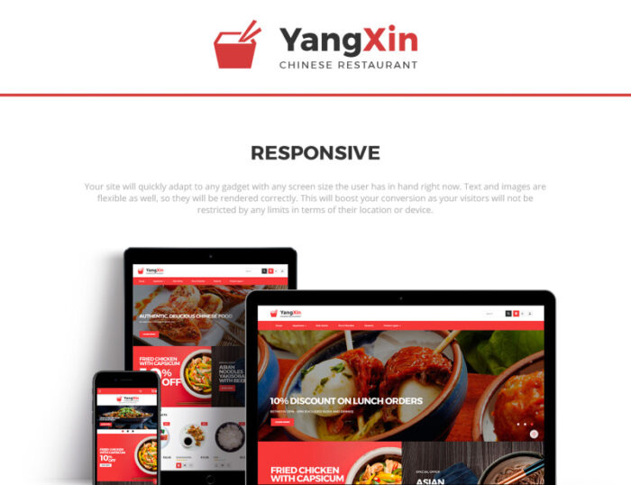 YangXin - Chinese Restaurant Magento Theme - Features Image 1