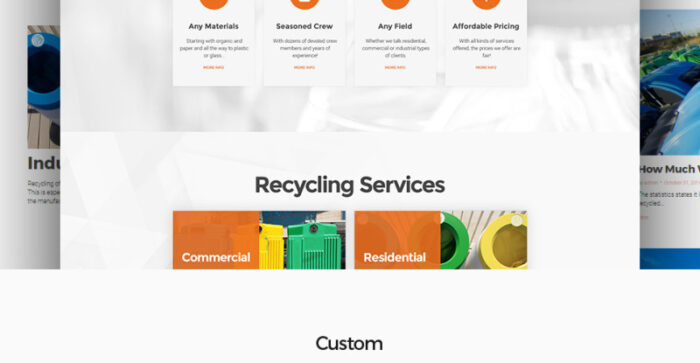 Recycling Services Environmental WordPress Theme - Features Image 9