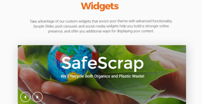 Recycling Services Environmental WordPress Theme - Features Image 10