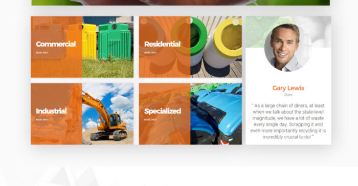 Recycling Services Environmental WordPress Theme - Features Image 11