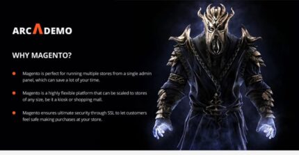 Arcademo - Video Games Shop Responsive Magento Theme - Features Image 1