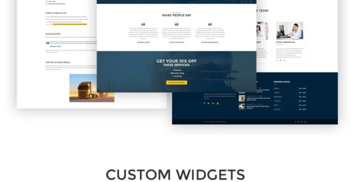 FastWay - Transportation Company Responsive WordPress Theme - Features Image 11