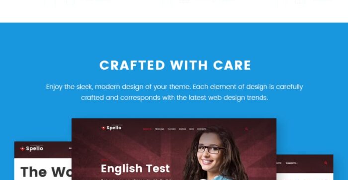 Spello - Language School WordPress Theme - Features Image 9