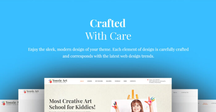 Yoozie - Children Art School WordPress theme - Features Image 7