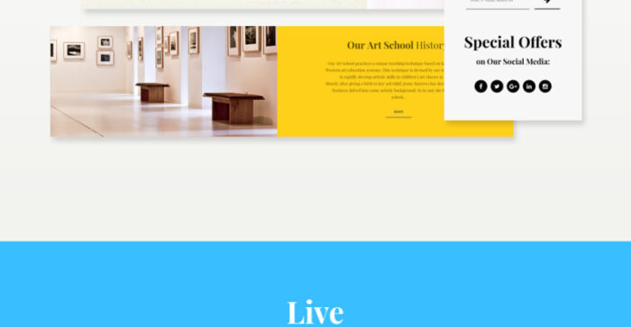 Yoozie - Children Art School WordPress theme - Features Image 11