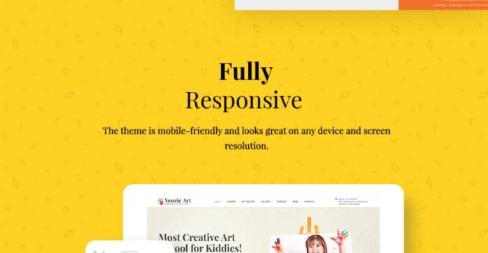 Yoozie - Children Art School WordPress theme - Features Image 14