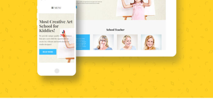 Yoozie - Children Art School WordPress theme - Features Image 15