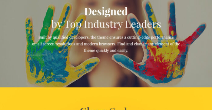 Yoozie - Children Art School WordPress theme - Features Image 21