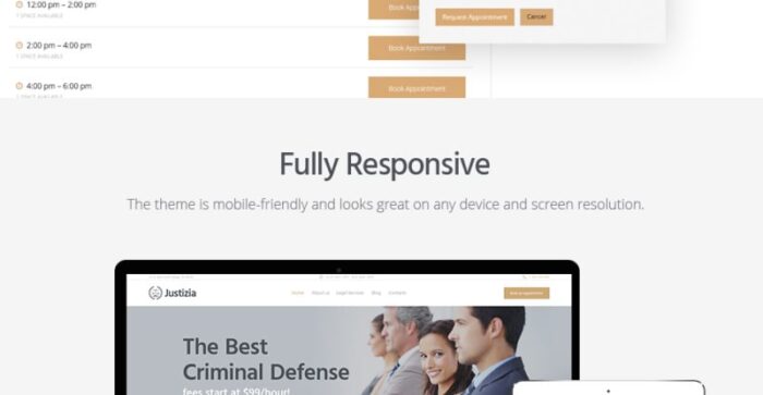 Justizia - Lawyer Services Responsive WordPress Theme - Features Image 10