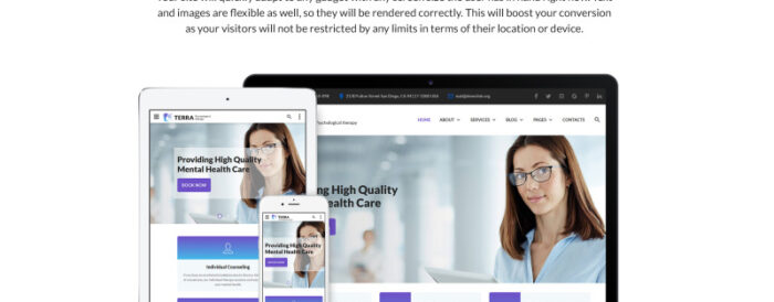 Terra - Psychologist Responsive Website Template - Features Image 8