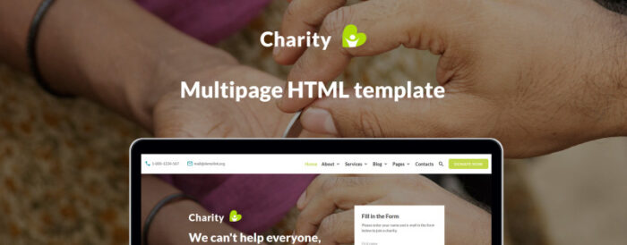 Charity HTML Website Template - Features Image 1