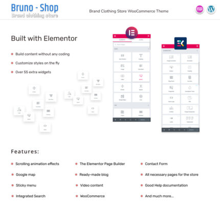 Bruno-Shop - Multifunctional Clothing Store WooCommerce Theme - Features Image 1