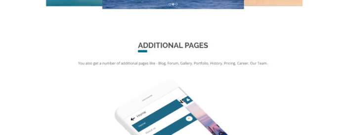 Maritime Responsive Joomla Template - Features Image 4