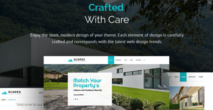 Scapex - Exterior Designer Portfolio WordPress Theme - Features Image 13