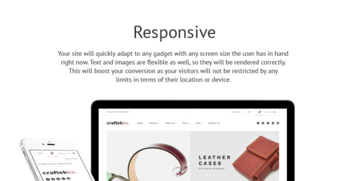 Craftekko - Handbag Responsive Shopify Theme - Features Image 1